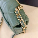 Chanel, Chanel 19 Flap Bag, Small, Green, Very Very  Good - Image 15