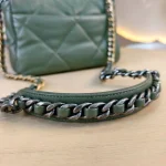 Chanel, Chanel 19 Flap Bag, Small, Green, Very Very  Good - Image 16