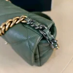Chanel, Chanel 19 Flap Bag, Small, Green, Very Very  Good - Image 20