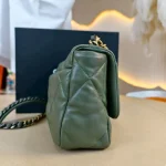 Chanel, Chanel 19 Flap Bag, Small, Green, Very Very  Good - Image 24