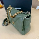 Chanel, Chanel 19 Flap Bag, Small, Green, Very Very  Good - Image 28