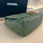 Chanel, Chanel 19 Flap Bag, Small, Green, Very Very  Good - Image 5