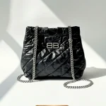 Balenciaga, Crush Small Tote Bag, Small, Black, Very Very Like New
