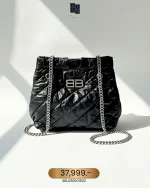 Balenciaga, Crush Small Tote Bag, Small, Black, Very Very Like New