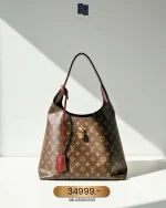 Louis Vuitton, Flower Hobo Bag, , Brown, Very Very  Good