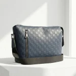 Louis Vuitton, Discovery Damier Infini Messenger Bag, PM, Blue, Very Good