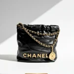 Chanel, 22 Mini Bag, Mini, Black, Very Very  Good