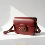 Gucci, Horsebit 1955 Shoulder Bag, , Red, Very Good
