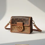 Louis Vuitton, Dauphine, Mini, Brown, Very Like New