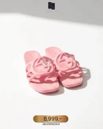 Gucci, Gucci rubber slide sandals, 37, Pink, Very Very  Good