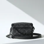 Louis Vuitton, Mini Soft Trunk, Mini, Black, Like New