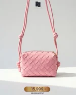 Bottega Veneta, Mini Loop Crossbody Bag, Mini, Pink, Very Very  Good