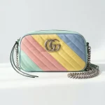 Gucci, Marmont Small Camera Bag, 24, Pastel Multicolour, Very Good