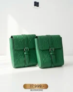 Gucci, Embossed Belt Bag, , Green, Very Very  Good