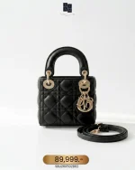 Dior, Lady, Micro, Black, Very Very  Good