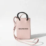 Balenciaga, Shopping Phone Holder Bag , , Pink, Very Very  Good
