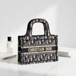 Dior, Book Tote , Mini, Blue, Very Good