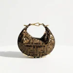 Fendi, Fendigraphy Mini Bag, , Brown, Like New