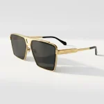 Louis Vuitton, 1.1 Evidence Metal Square Sunglasses, , Black, Like New