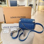 Louis Vuitton, Mini Soft Trunk, Mini, Blue, Very Like New - Image 2