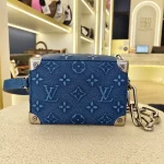 Louis Vuitton, Mini Soft Trunk, Mini, Blue, Very Like New - Image 3