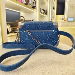 Louis Vuitton, Mini Soft Trunk, Mini, Blue, Very Like New - Image 4