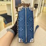 Louis Vuitton, Mini Soft Trunk, Mini, Blue, Very Like New - Image 9