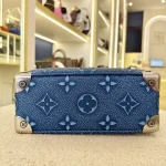 Louis Vuitton, Mini Soft Trunk, Mini, Blue, Very Like New - Image 10