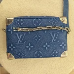 Louis Vuitton, Mini Soft Trunk, Mini, Blue, Very Like New - Image 12