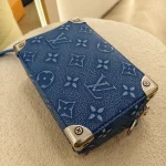 Louis Vuitton, Mini Soft Trunk, Mini, Blue, Very Like New - Image 14