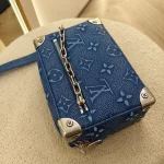Louis Vuitton, Mini Soft Trunk, Mini, Blue, Very Like New - Image 15