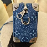 Louis Vuitton, Mini Soft Trunk, Mini, Blue, Very Like New - Image 16