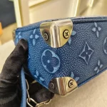 Louis Vuitton, Mini Soft Trunk, Mini, Blue, Very Like New - Image 18