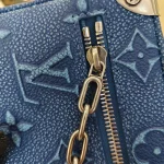 Louis Vuitton, Mini Soft Trunk, Mini, Blue, Very Like New - Image 24