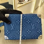 Louis Vuitton, Mini Soft Trunk, Mini, Blue, Very Like New - Image 35