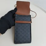 Celine, Phone Pouch With Flap, , Brown, Very Very  Good - Image 12