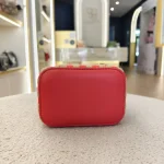 Chanel, Vanity Case With Chain, Mini, Red, Like New - Image 9