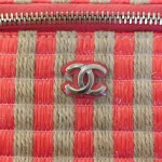 Chanel, Vanity Case With Chain, Mini, Red, Like New - Image 11