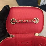 Chanel, Vanity Case With Chain, Mini, Red, Like New - Image 18