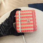 Chanel, Vanity Case With Chain, Mini, Red, Like New - Image 26