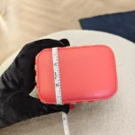 Chanel, Vanity Case With Chain, Mini, Red, Like New - Image 29