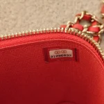 Chanel, Vanity Case With Chain, Mini, Red, Like New - Image 32