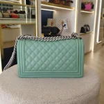 Chanel, Boy Flap Bag, 10", Green, Kept Unused - Image 6