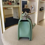 Chanel, Boy Flap Bag, 10", Green, Kept Unused - Image 5