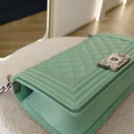 Chanel, Boy Flap Bag, 10", Green, Kept Unused - Image 14