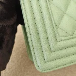 Chanel, Boy Flap Bag, 10", Green, Kept Unused - Image 17