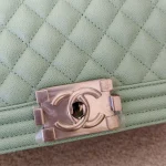 Chanel, Boy Flap Bag, 10", Green, Kept Unused - Image 18