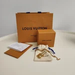 Louis Vuitton, Flying Ball Slim Necklace , , Gold, Like New - Image 2