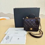 Chanel, Seasonal School, Mini, Purple, Very Like New - Image 2