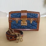 Louis Vuitton, Trunk Clutch, , Denim, New - Image 3